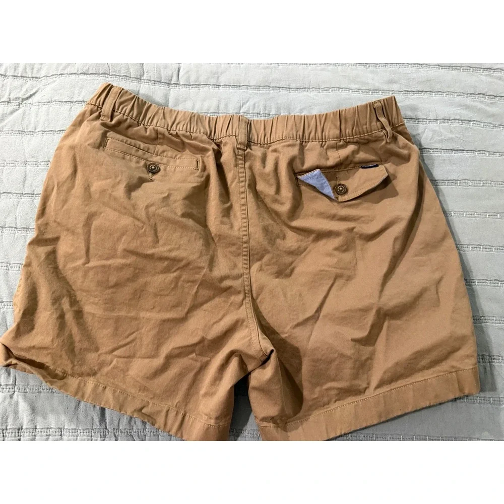 Chubbies Originals Mens 5.5 Inseam Khaki Stretch Twill Shorts XL Elastic Waist